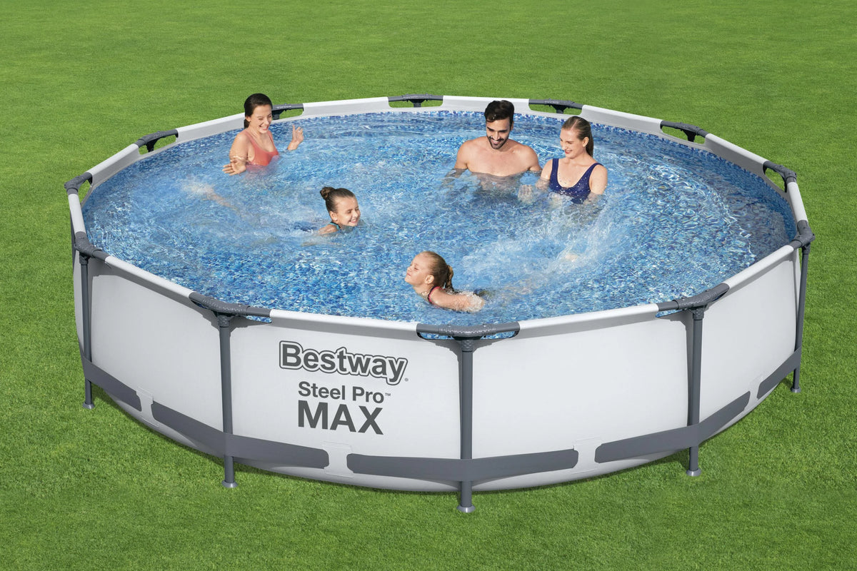 Bestway Steel Pro MAX 10' x 30" Above Ground Pool Set Round