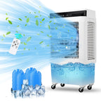 Garvee Air Coolers For Home Quiet,Evaporative Air Cooler 4100 CFM Swamp Cooler Air Conditioner with Remote Control and 4 Ice Packs, 3 Modes & Wind Speeds for Outdoor, Indoor, Garage, 15.8 Gallons