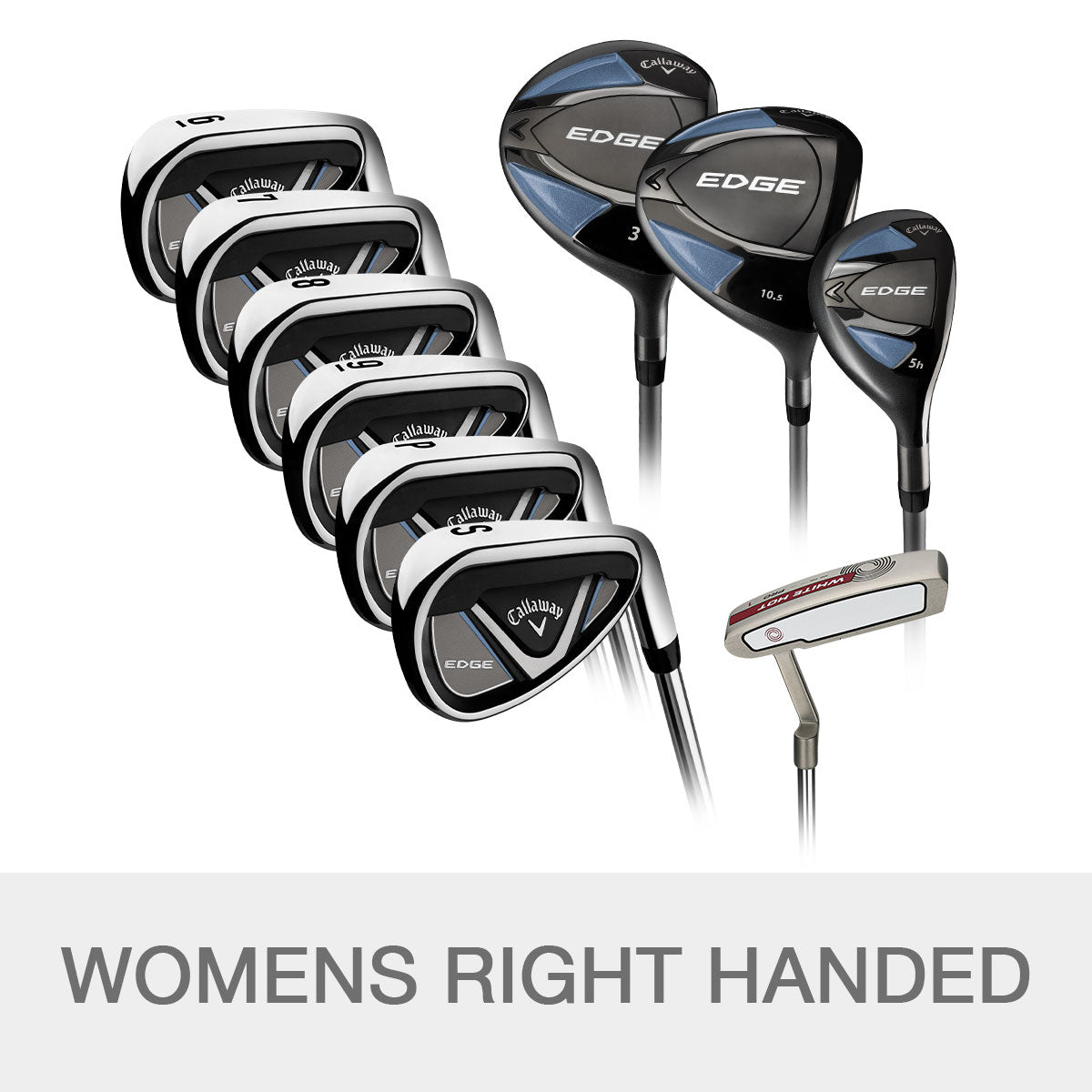 Callaway Edge Graphite 10-piece Women's Golf Club Set, Right Handed