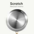 Carote 23-Piece Tri-Ply Stainless Steel Cookware Set with Lids, Nonstick Induction Compatible Pots & Pans Set, Oven Safe