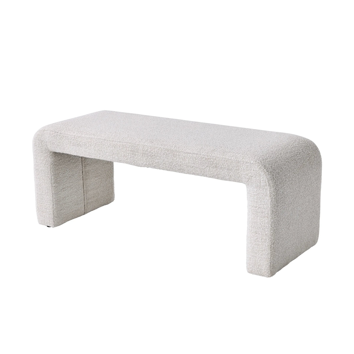 Better Homes & Gardens Juliet Velvet Waterfall Bench, Beige