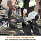 Evolution Power Tools 9 in. Electric Concrete Saw