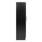 Prepac Adjustable Shelves Cabinet - Functional Tall Garage Table, 16"D x 32"W x 65"H Freestanding Garage Cabinet with 2-Doors, Espresso - EES-3264