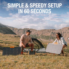 Jackery SolarSaga Solar Panel 80W, Dual-Sided Panels Enhanced Power Generation Efficiency of 25%, IP68 Waterproof and Dustproof, Compatible with all Jackery Power Stations, (Solar Panel Only)