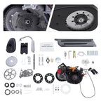 Aiqidi Full Set 100CC 4-Stroke Bicycle Engine Kit Gas Motorized Motor Bike Modified Engine Conversion Kit Chain Drive 3HP 3600Rpm