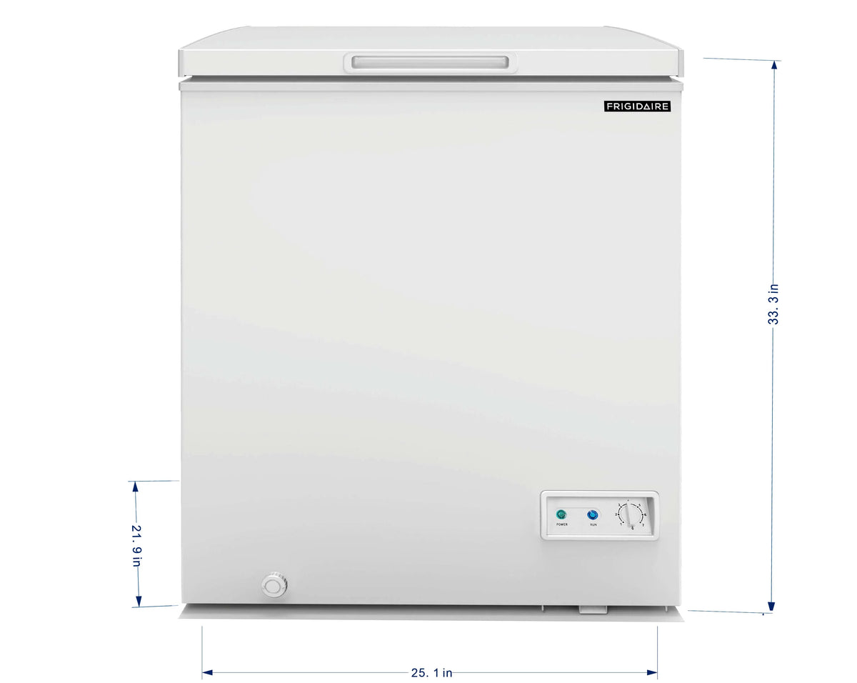 Frigidaire 5.0 Cu. ft. Chest Freezer, White , EFRF5003
