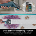 Shark CarpetXpert with StainStriker, Upright Carpet, Area Rug & Upholstery Cleaner for Pets, Built-in Spot & Stain Eliminator, Deep Cleaning & Tough Stain Removal, Carpet Shampooer, Navy, New,EX200