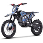 MotoTec 60v Pro Electric Dirt Bike 2000w Lithium Blue