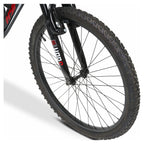Hyper Bicycle 24" Shocker Mountain Bike, Kids, Red and Black