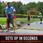 Franklin Sports Retractable Driveway Barrier �C Visual Safety Barrier