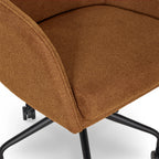 Better Homes & Gardens Juliet Office Chair, Ivory Boucle and Matte Black