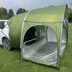 Outdoor Portable SUV Camping Tent Car Arch Rear Camping Bike Tent with Three Doors for 2 Persons