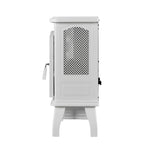 ClassicFlame 17.5"W Infrared Quartz Electric Stove Heater, Insignia Blue