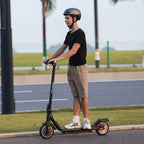 5TH WHEEL W16S 300W Electric Scooter with Turn Signal, 8.5” Solid Tires, 18mph & 12Miles Range, Folding Commuting E-Scooter for Adults with APP Control