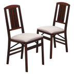 Hardwood Simple mission folding chair - Light Cherry wood