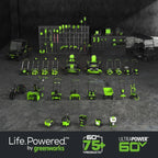 Greenworks 60V 20" Brushless Cordless Battery Powered Pole Hedge Trimmer, 2.0Ah Battery and Charger Included