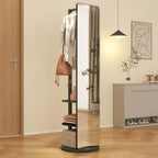 Full-Length Mirror on Rubber Wood Frame 65.7 x 17.7 Inches Ideal for Dressing Rooms and Living Spaces for Versatile Use