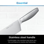 Ninja NeverDull Essential 12-Piece Stainless Steel Knife Set with Built-in Sharpener, K22012