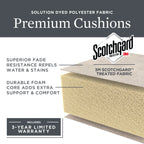 Better Homes & Gardens Lilah 2-Pack Outdoor Wicker Lounge Chairs, Black