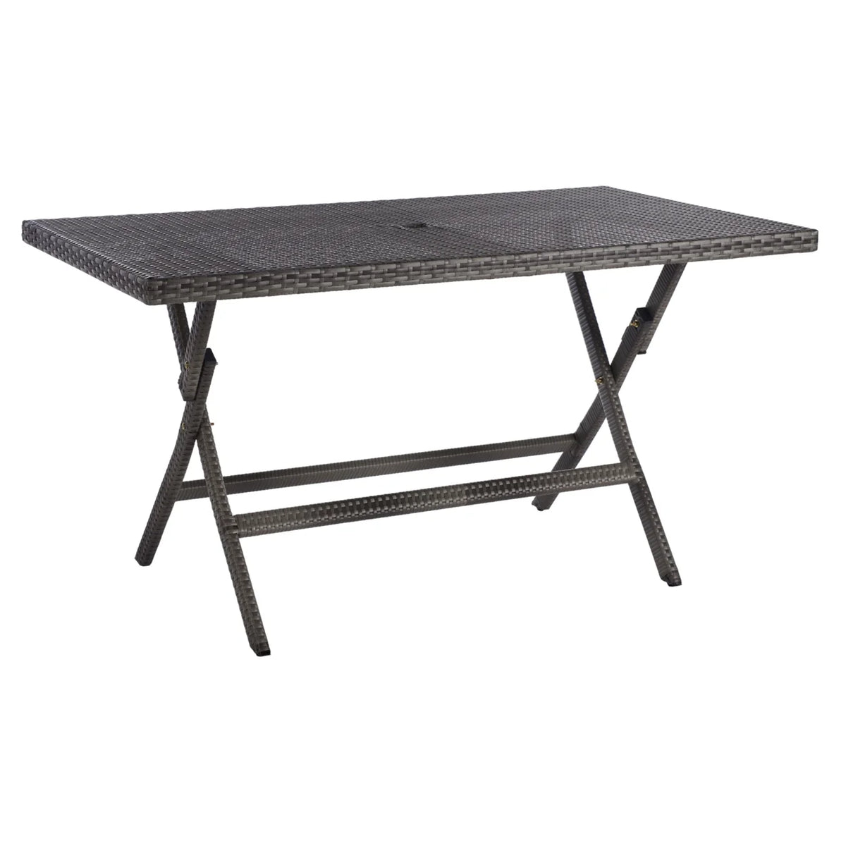 SAFAVIEH Outdoor Collection Akita Folding Table Black
