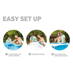 Intex 28205EH 8' X 20" Rust Resistant Durable Steel Frame Swimming Pool