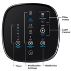 Honeywell Air Genius 5 Air Purifier with Washable Filter, Large Rooms, 250 sq ft, Black, HFD320