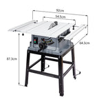 Wpond 1800W, 15A 10in Portable Table Power Saw, 5000 RPM