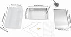 Beekeeping Uncapping Station for Honey Harvesting - Ergonomic Bee Frame Uncapping Tool with Stainless Steel Drip Tray & Food-Grade Plastic Tub,Honey Collection System,Professional Apiary Equipment