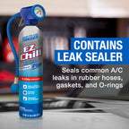 EZ Chill R-134a Auto AC Recharge Kit with Leak Sealer Plus - 18 OZ