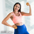 HolaHatha Neoprene Dumbbell Weight Set with Rack (Black), 112.5 lb