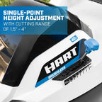 HART 40-Volt Cordless 20-inch Brushless Self Propelled Mower Kit, (1) 6.0 Ah Lithium-Ion Battery