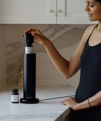 AromaTech New AroMini BT Plus Scent Diffuser w/Bluetooth �C Cold-Air Diffusion Scent Machine for Home, Office, Hotel, Spa �C Nebulizing Diffusion System for Essential Oil Blends (Black)