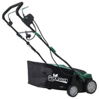 Dethatcher and Scarifier, Seizeen 16-Inch Lawn Dethatcher Scarifier 2-IN-1 Gardening Equipment, Powerful 15 Amp Electric Dethatcher & Scarifier, Height Adjustable, 58QT Removable Thatch Bag