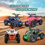 Aoemoe 500W Ride-On Racer �C 15mph Speed, 36V Battery, 45�C60 Min Play, Blue
