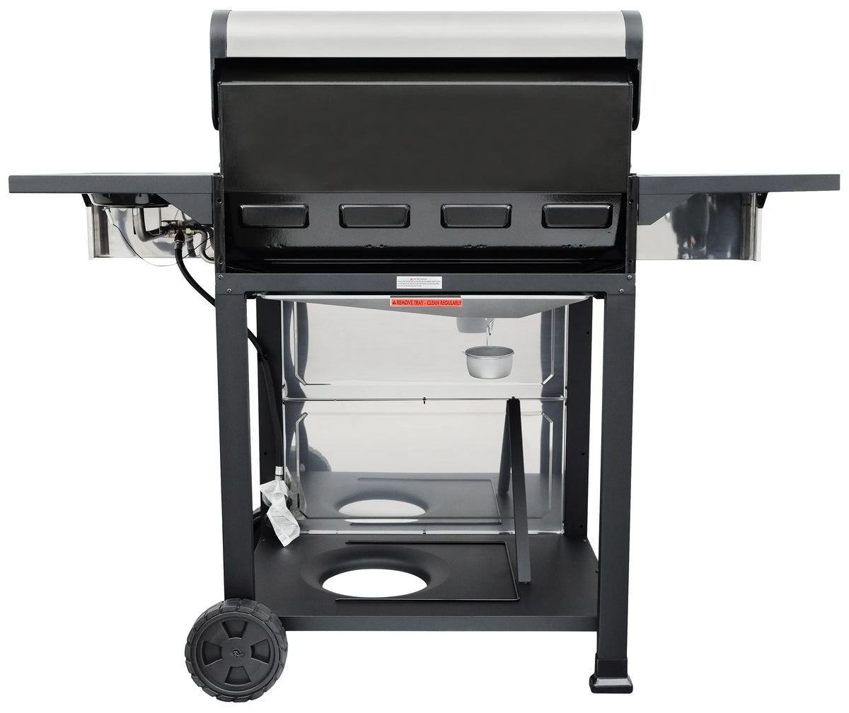 Kenmore BBQ Propane Gas Grill - 5 Burners with Side Burner & Searing Zone, 644 Sq. In. Stainless Steel Grill, 66,000 BTU, Ideal for Outdoor Cooking, Patio & Backyard, Black