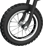 Razor Dirt Rocket MX125 Electric-Powered Dirt Bike - Black with Decal Included, for Child 5+