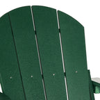 Westintrends Outdoor Folding HDPE Adirondack Chair, Patio Seat, Weather Resistant, Dark Brown