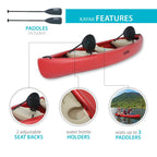 Lifetime Kodiak 13 ft Canoe, Red (90658)