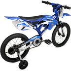 16" Moto BMX Boys Bike, Blue