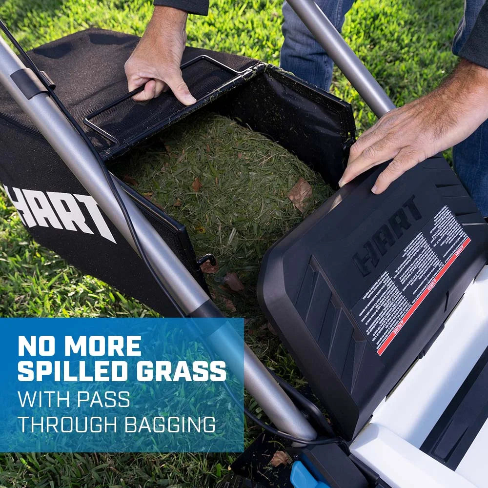 HART 40-Volt Cordless 20-inch Brushless Self Propelled Mower Kit, (1) 6.0 Ah Lithium-Ion Battery