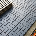 44PCS Plastic Interlocking Deck Tiles,Patio Deck Tiles,12"x12" Square Waterproof Outdoor