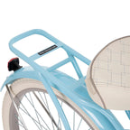 24 In. Girls Nel Lusso Women's Classic Beach Cruiser Bike, Light Blue