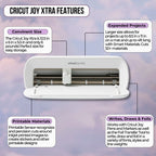 Cricut Joy Xtra Die-Cutting Machine Sticker Edition Bundle, White- New Walmart Exclusive