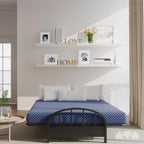 Milliard Memory Foam Futon Mattress - Full Size (Frame Not Included) (Black), 71"52"x6"