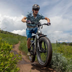 GOTRAX Tundra Electric Bike for Adults, 750W 48V 26" x 4" Fat Tire Adult Dirt Electric Bicycle, 20MPH All Terrain Electric Mountain Bike, Step over, Silver