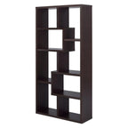 Coaster Company Interlocking 8 Shelf Wood White Bookcase for Home