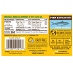 Season Sardine Fillets In 100% Olive Oil, Wild Caught, Skinless & Boneless, 4.375 oz, 6-Count