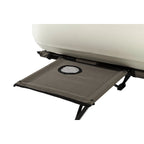 Coleman Cot and Thick Queen Air Mattress Combo Side Tables, Pump Included
