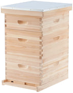 Preenex 30-Frame Wooden Beehive with Metal Roof & Frames, Multi-color