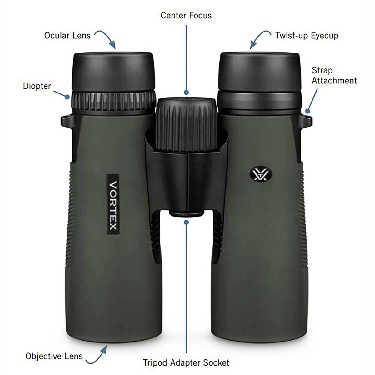 Vortex Optics Diamondback HD Binoculars 10x42